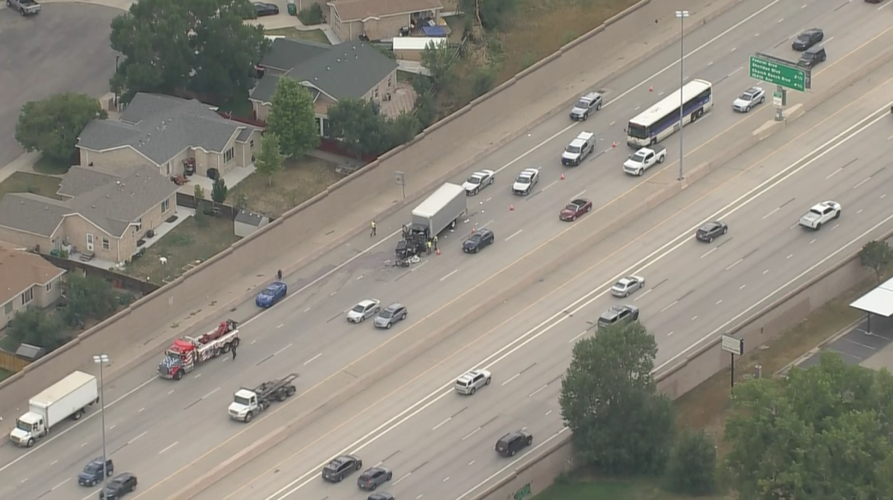 Highway 36 and Pecos crash 8-8-25