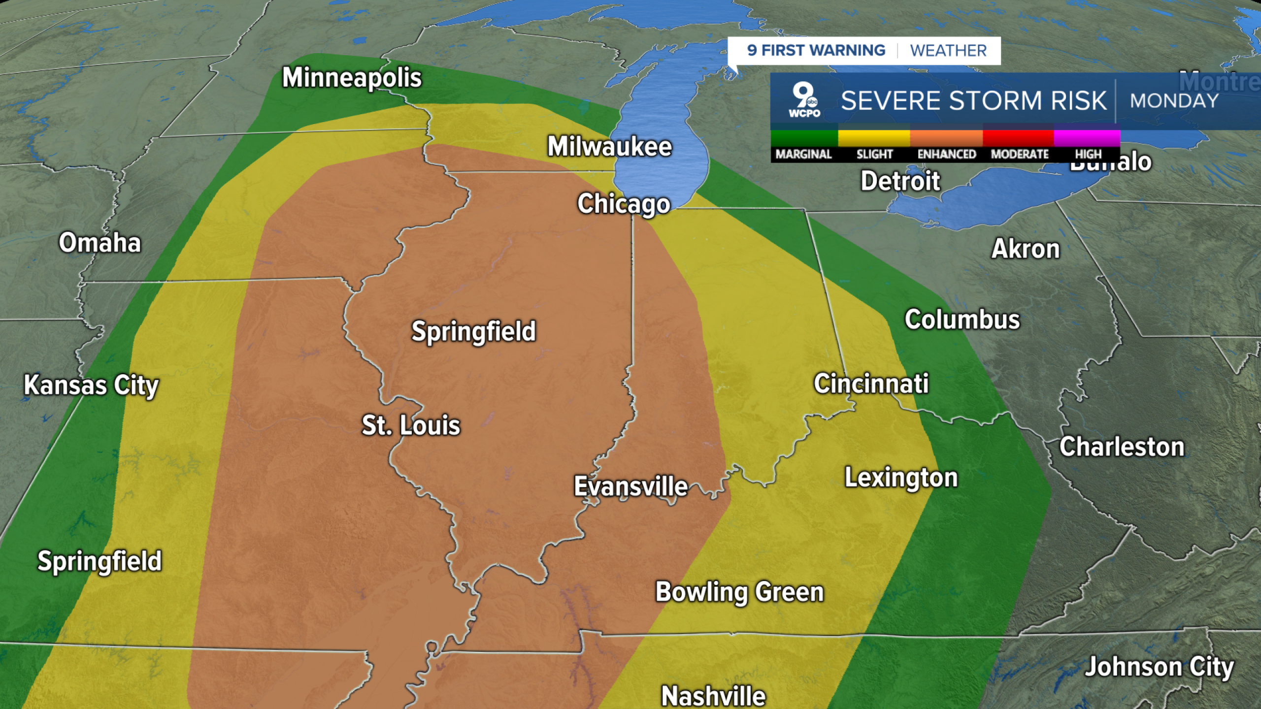 Strong storms return after great end to the weekend