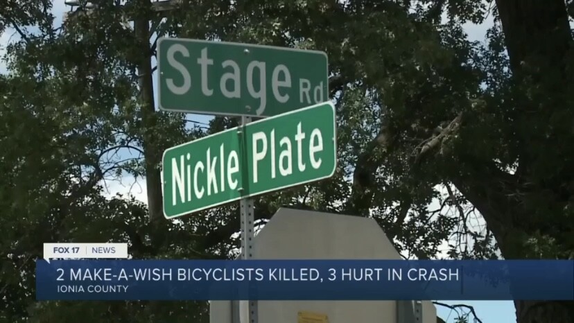 Ionia Co Bicyclists Hit by SUV