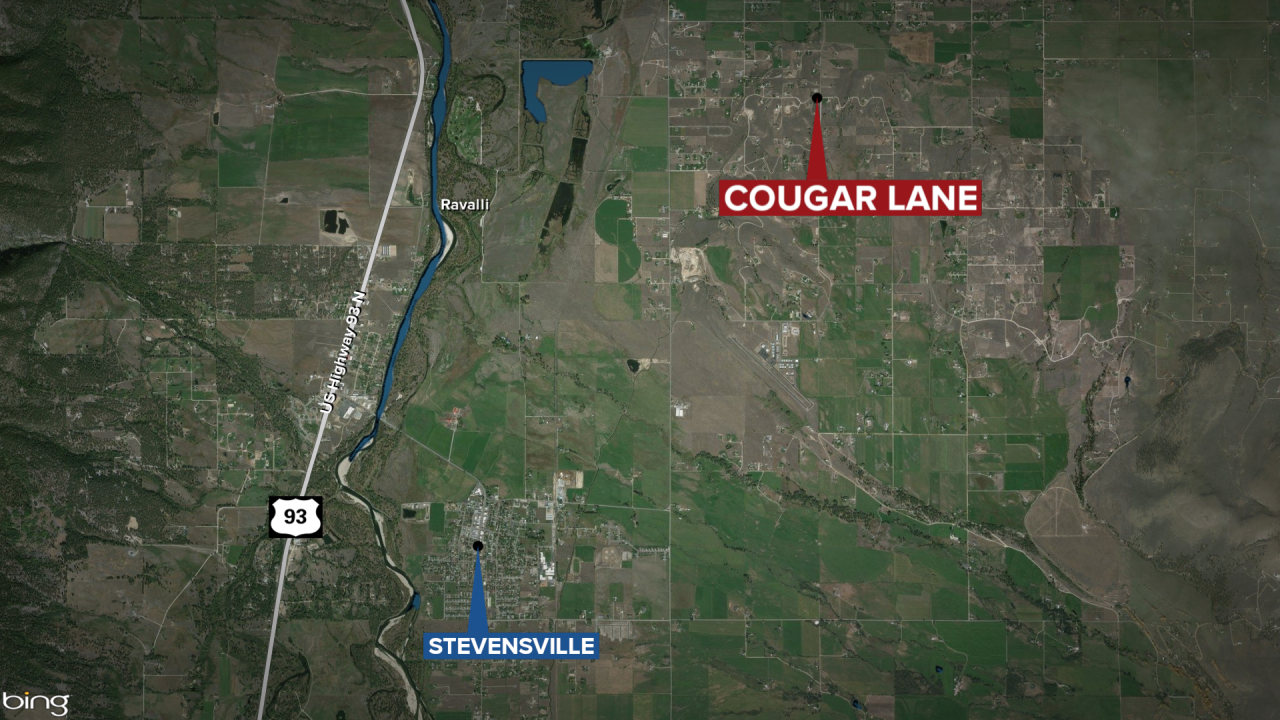 Stevensville Standoff 51622 Map