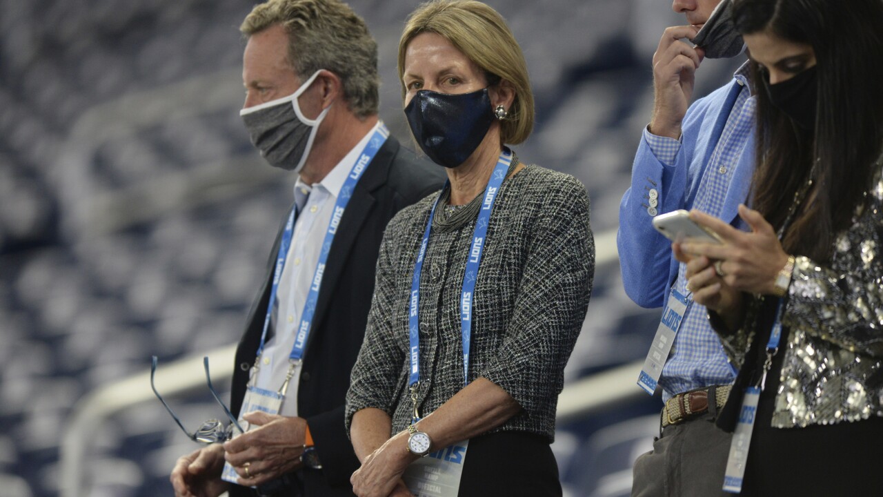 Lions Owner Sheila Ford-Hamp encourages young women to pursue football path