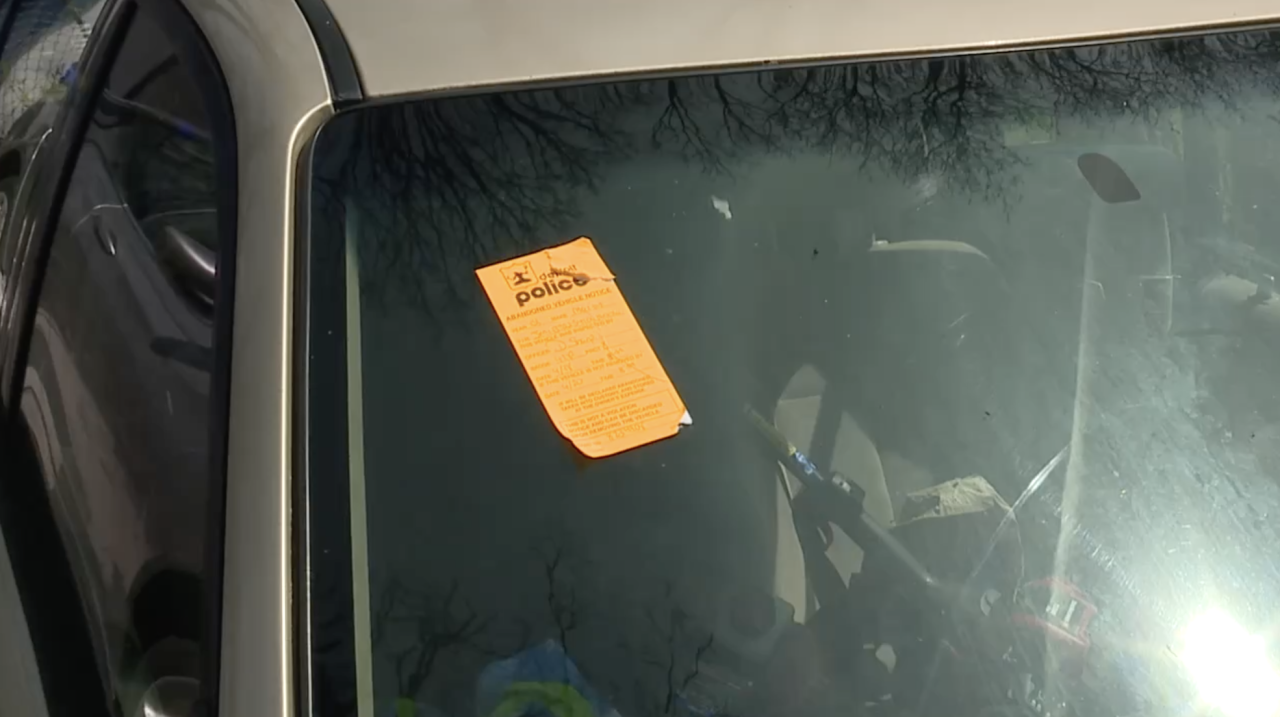 Detroit abandoned vehicle notice