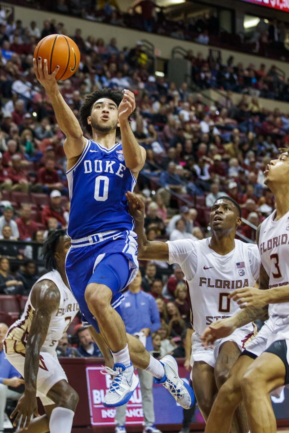 Duke Blue Devils guard Jared McCain vs. Florida State Seminoles, Feb. 17, 2024