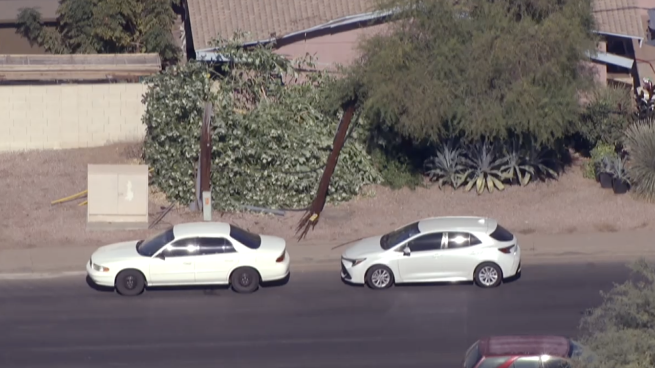 35th Drive and Butler poles down