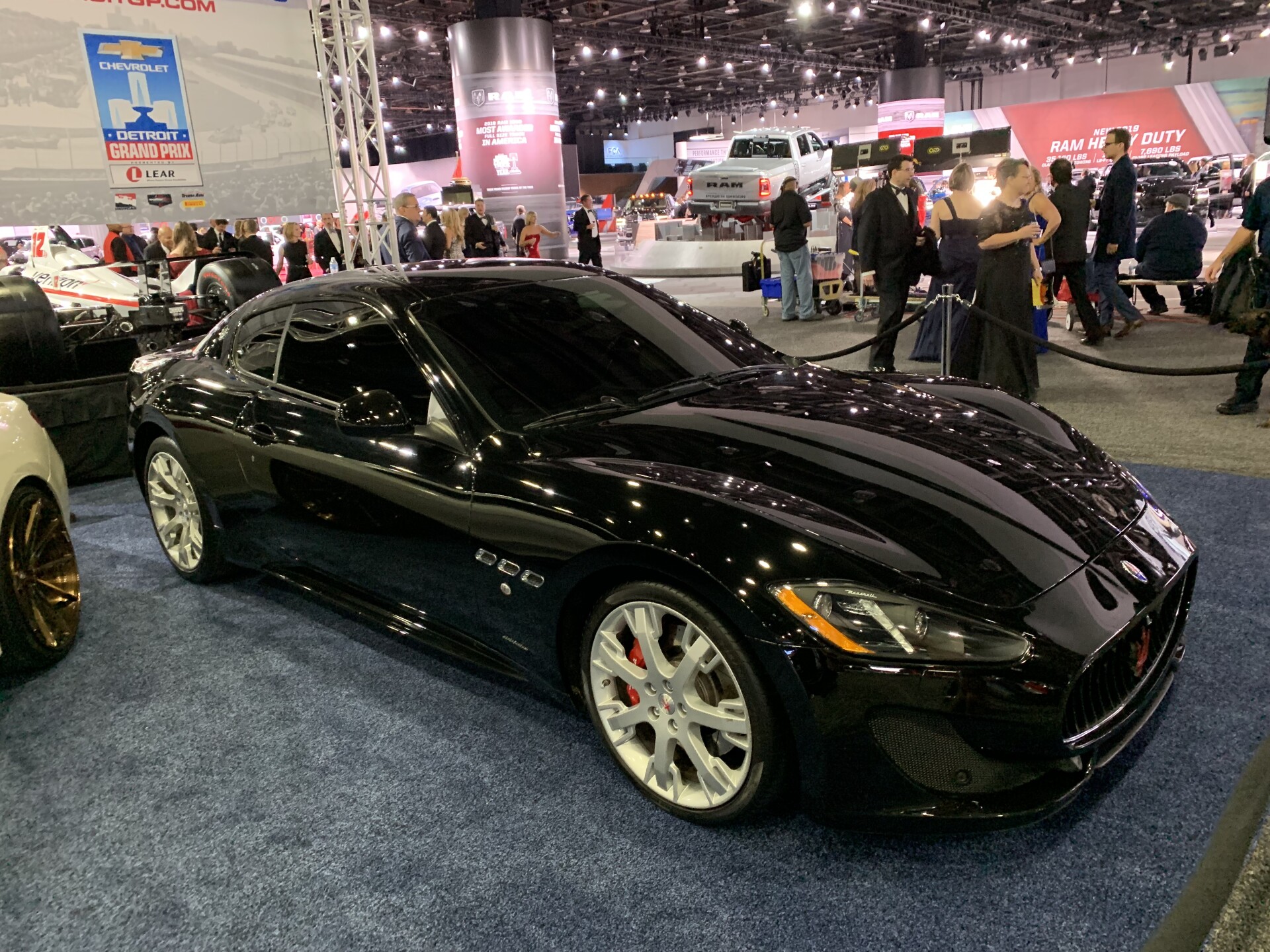 Luxury cars at the North American International Auto Show