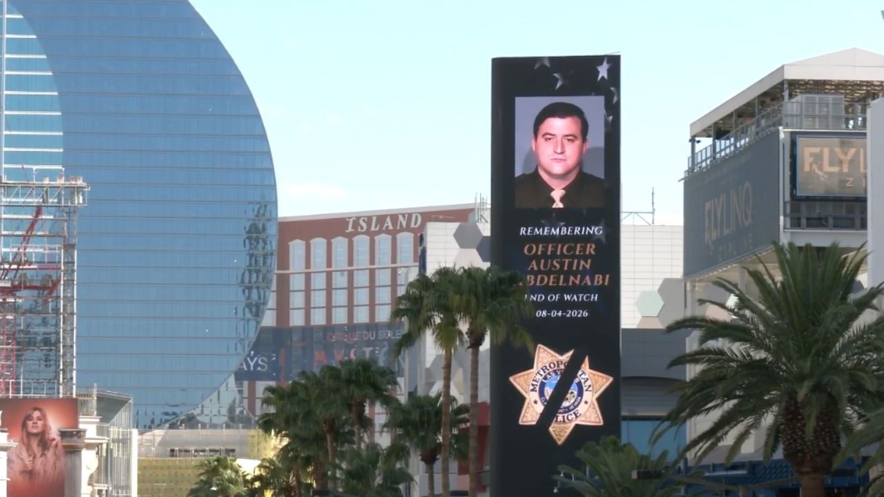 Officer Abdelnabi procession