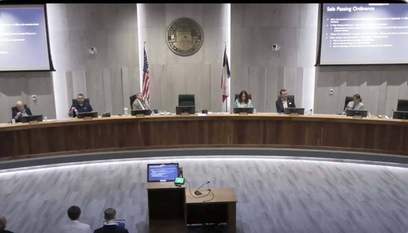 College Station City Council unanimously votes to draft 'Hannah's Law,' a safe passing ordinance for vulnerable road users