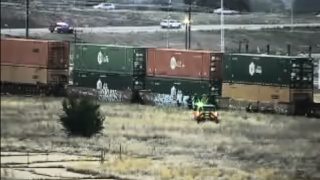 Train Crash Involving a Pedestrian 