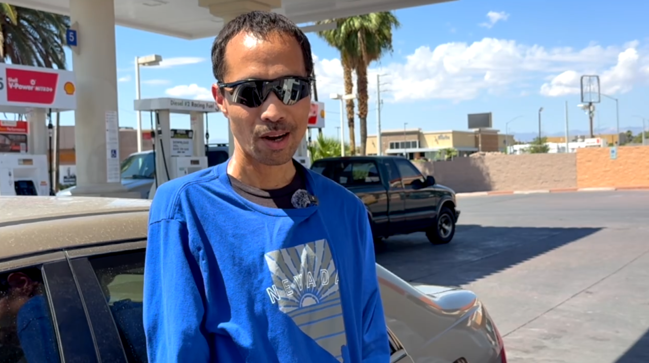 Exclusive video shows street takeover at North Las Vegas intersection