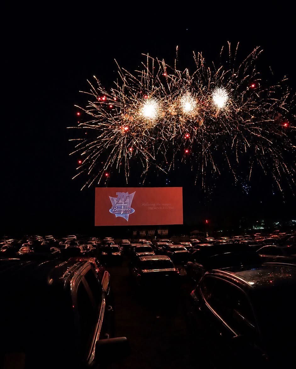 A fireworks celebration at Bengie's to celebrate 70 years