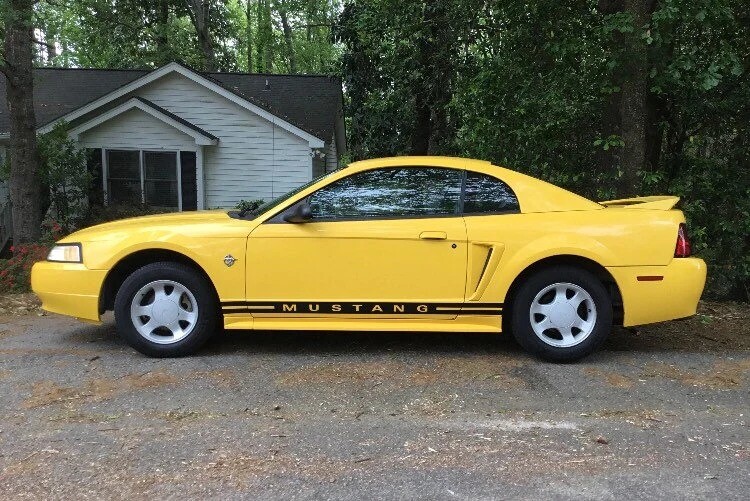 Yellow 2000 - 2002 Mustang