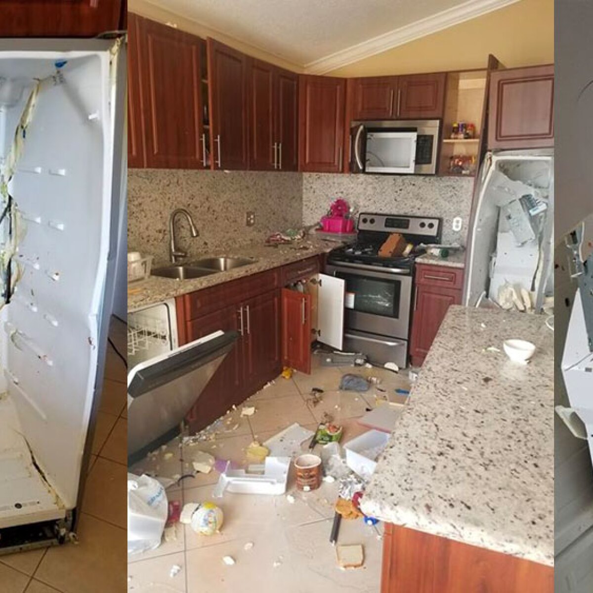 Refrigerator explodes inside family home in West Palm Beach
