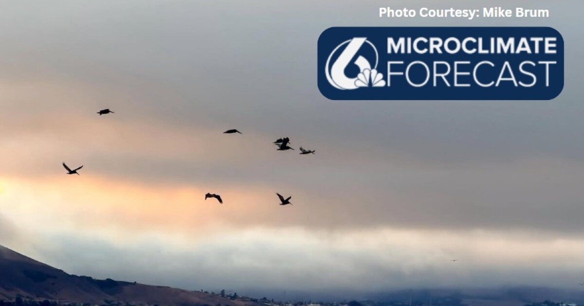 Morning clouds and warmer temperatures midweek