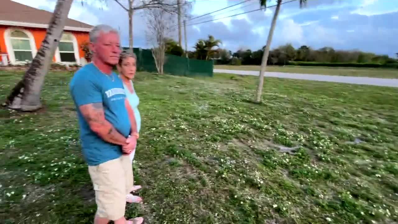 William and Carolyn Abbey have lived in a Loxahatchee home for 24 years and are concerned about the road-widening plans nearby. March 4, 2024