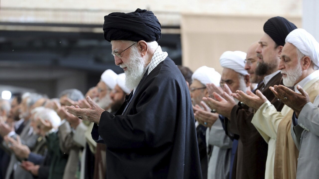 Iranian Supreme Leader Ayatollah Ali Khamenei.