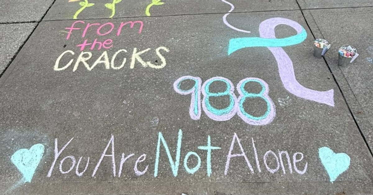 Jessamine County businesses spread messages of hope for 988 Day