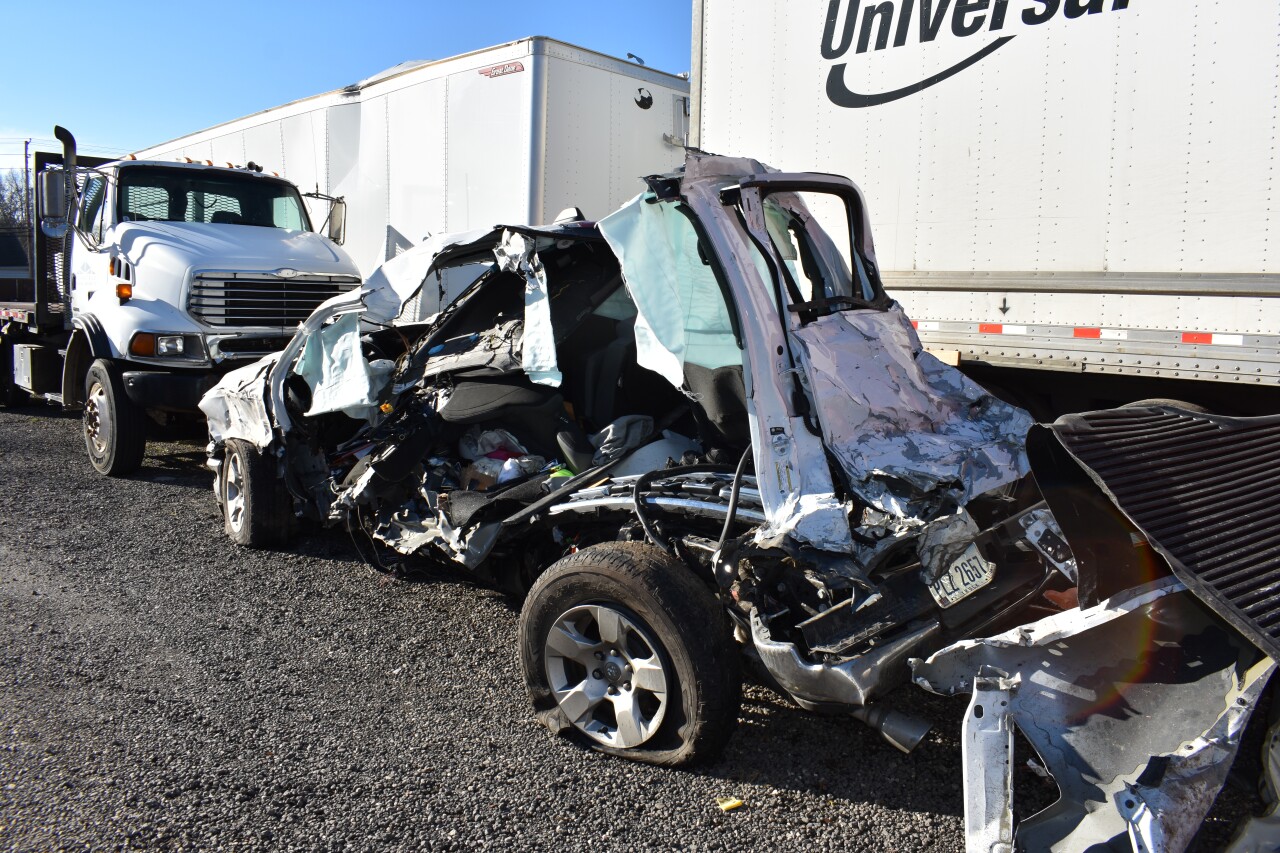 Leffler Truck Damage