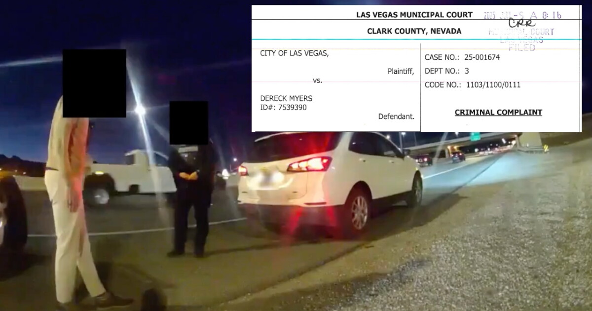 Man accusing Las Vegas City Marshals of wrongful arrest now faces DUI ...