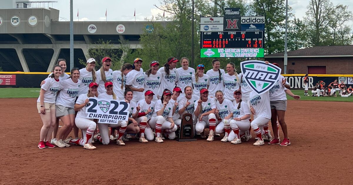 Miami Softball wins MAC title in 11-0 blowout