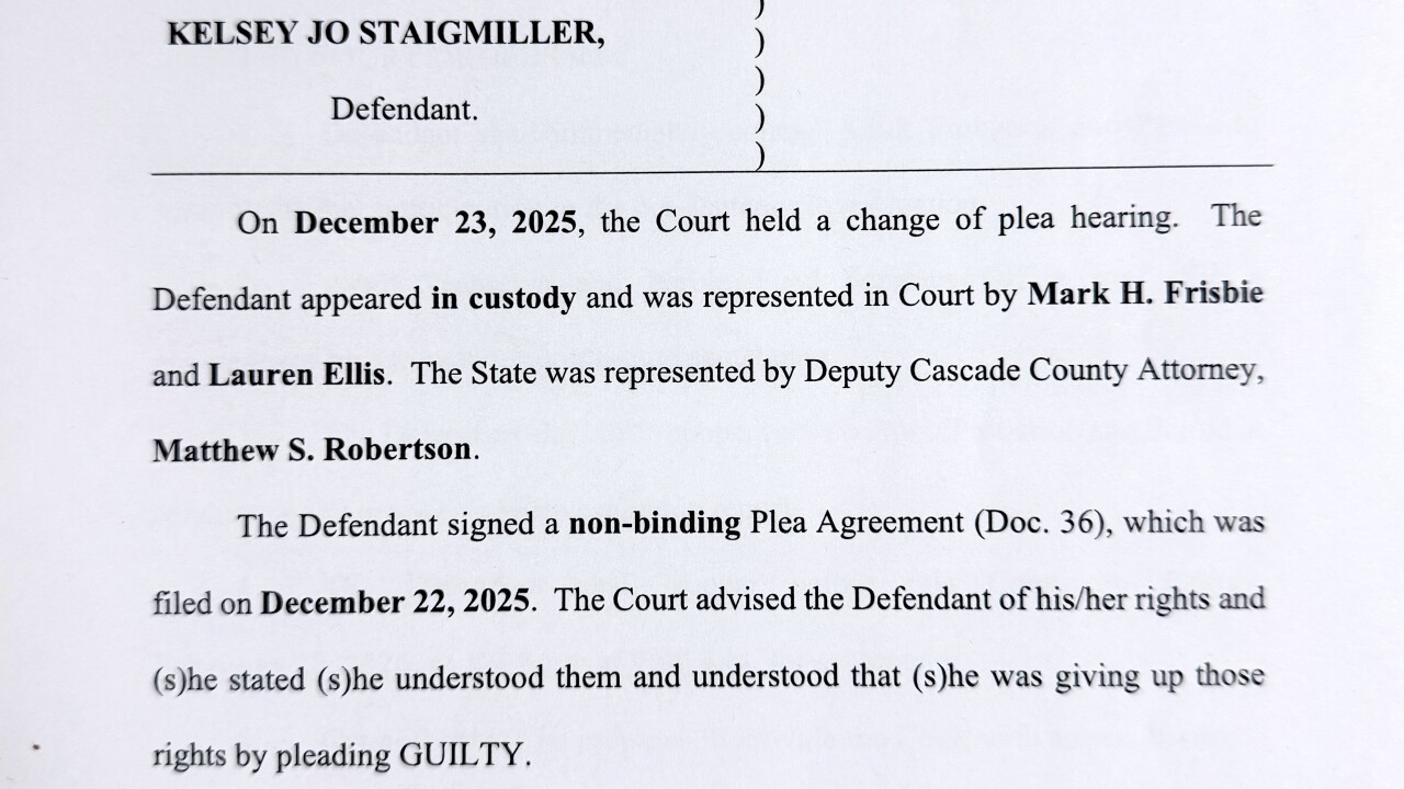 Staigmiller plea agreement