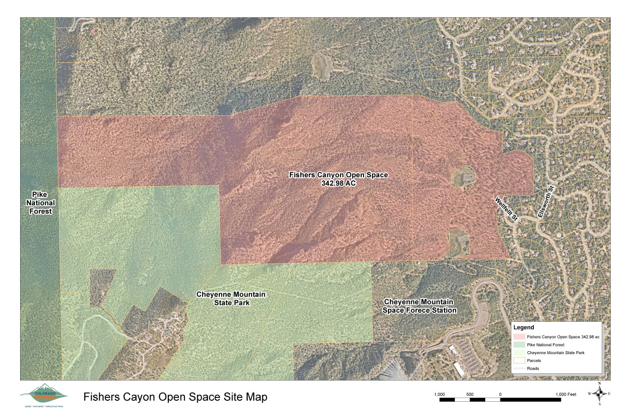 Fishers Canyon Open Space Property Line