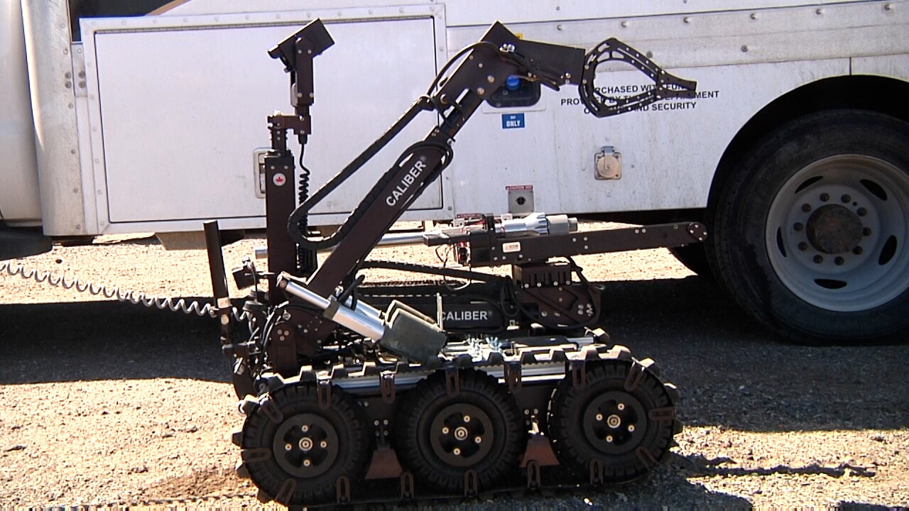 LCCSO Bomb Squad robot