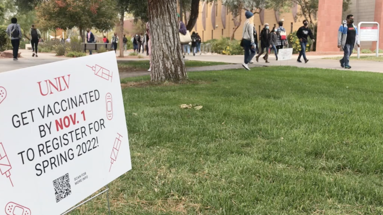 UNLV vaccine mandate