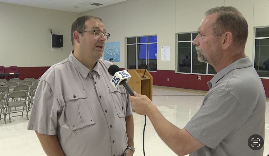 Alec Pointer, President of Iola ISD school board