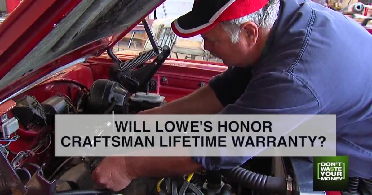 Will Lowe’s stores honor Craftsman “lifetime” warranties?