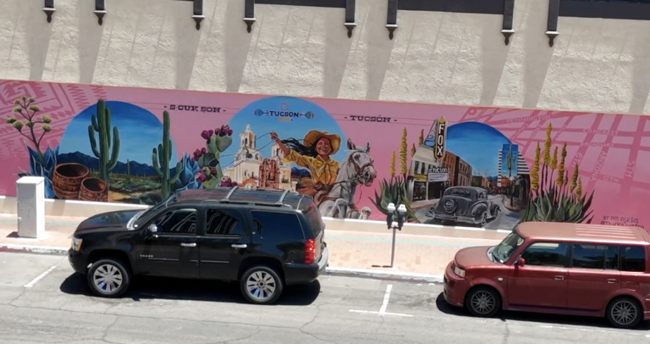 Tucson 250+ mural by Pen Macias