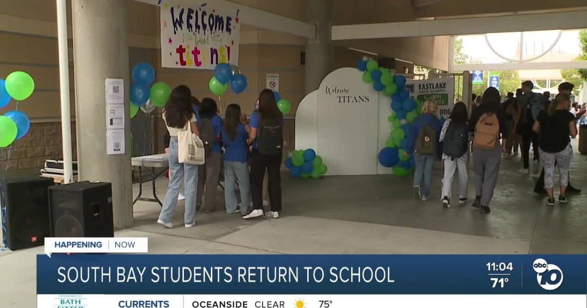 Students in South Bay return to school following summer break