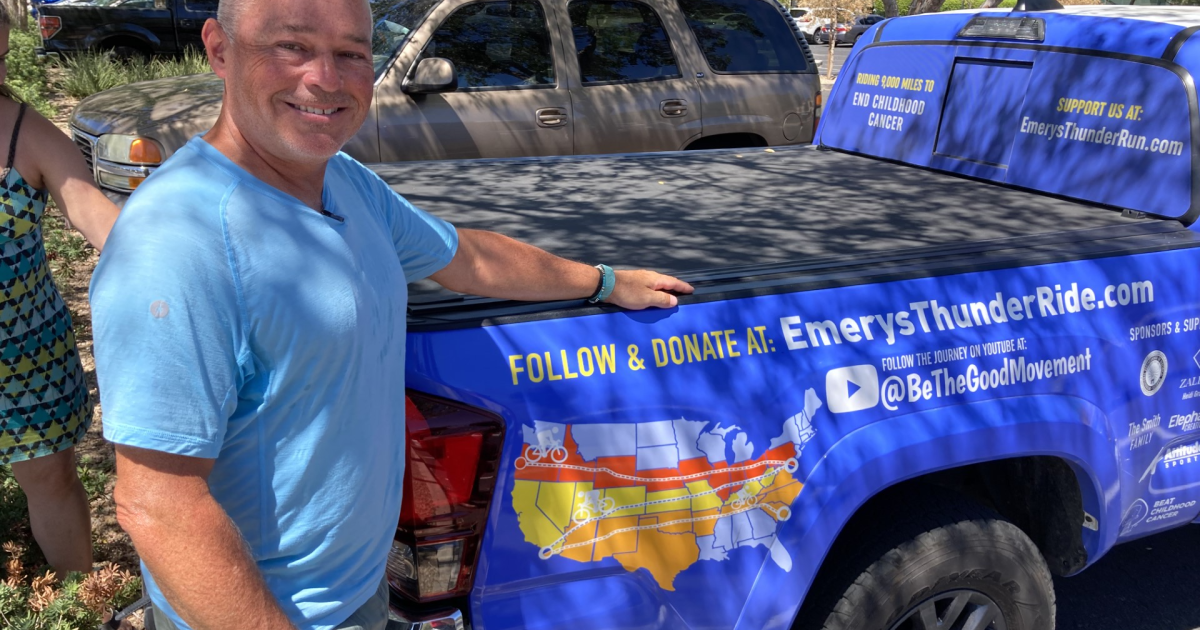 Uncle rides cross country multiple times for childhood cancer - Vimarsana News
