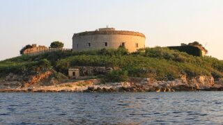 A picture of Mamulu island as it exists today.