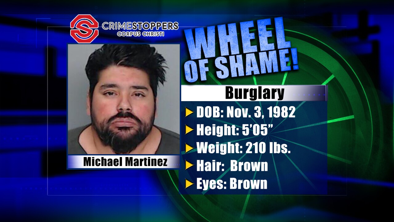 Wheel Of Shame Fugitive; Michael Martinez