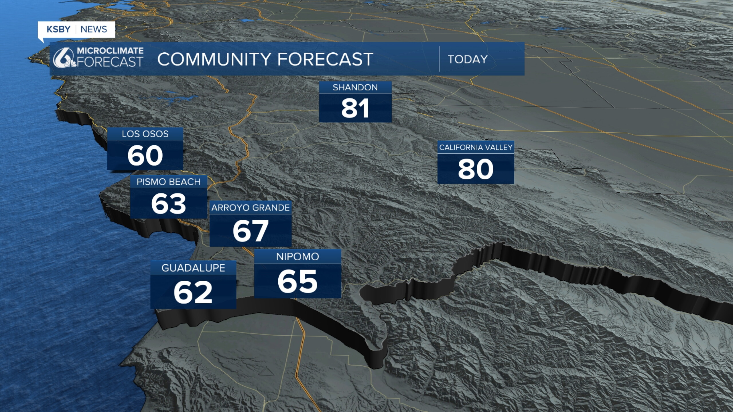 Temperatures will rise heading into this weekend