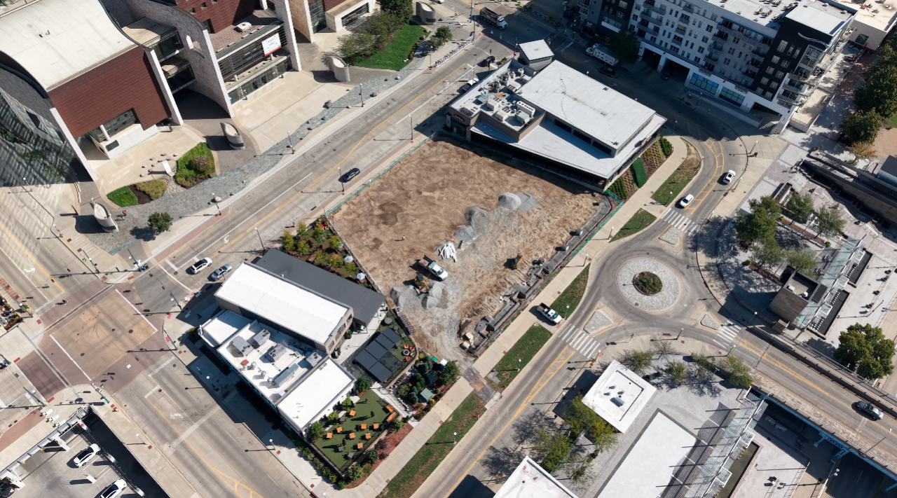 A new miniature golf course at The Banks is under construction and set to open in November 2026.