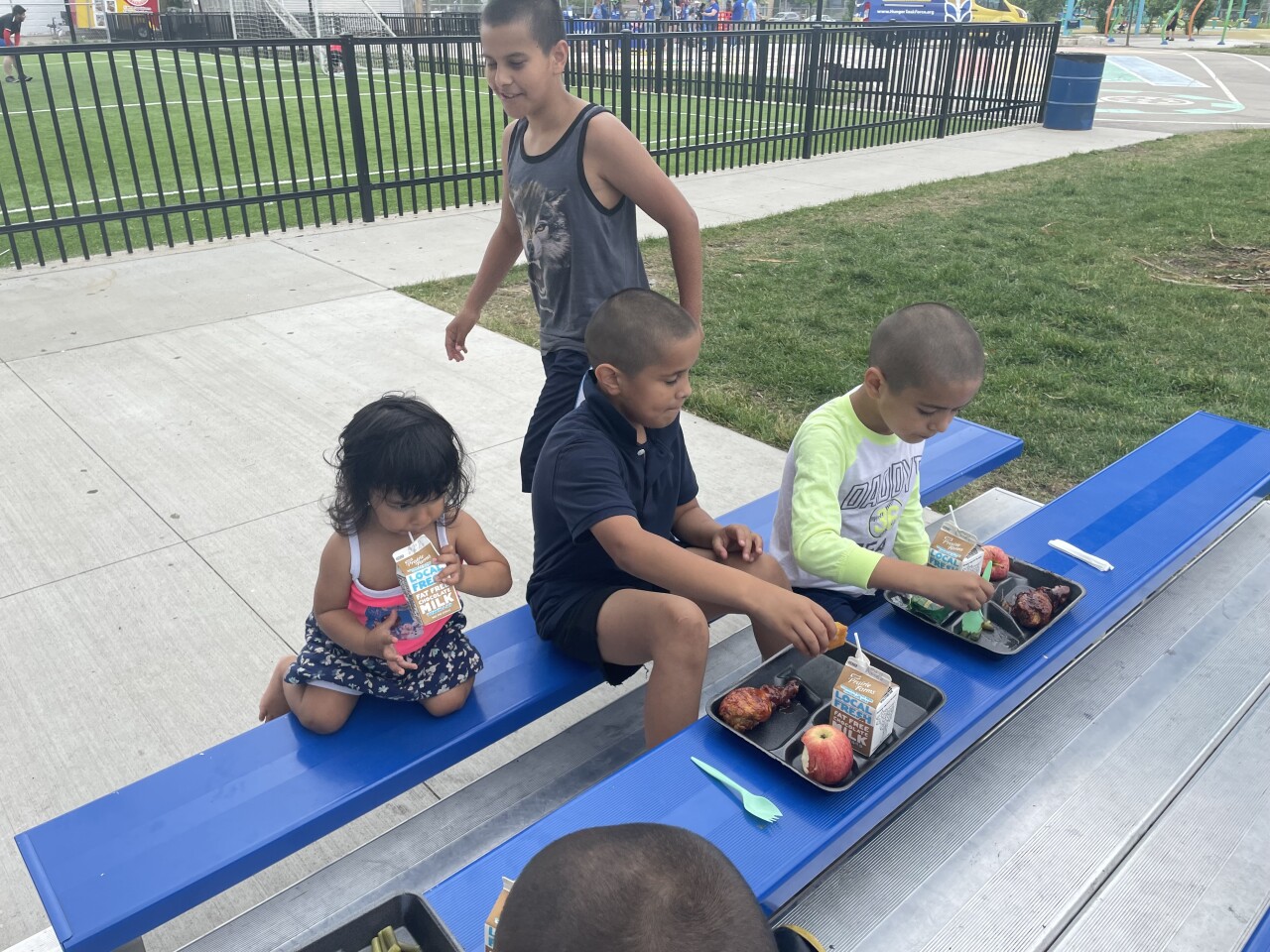 Hunger Task Force kicked off its Meet Up And Eat Up free meal service