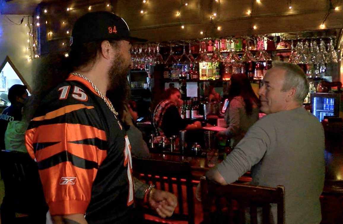 Domata Peko at Trocadero