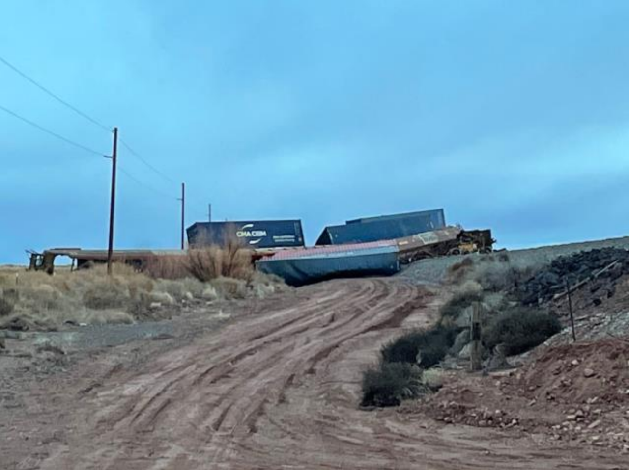 Joesph City Train derailment