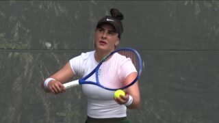 Former US Open champion Bianca Andreescu trains at Weston club on comeback journey