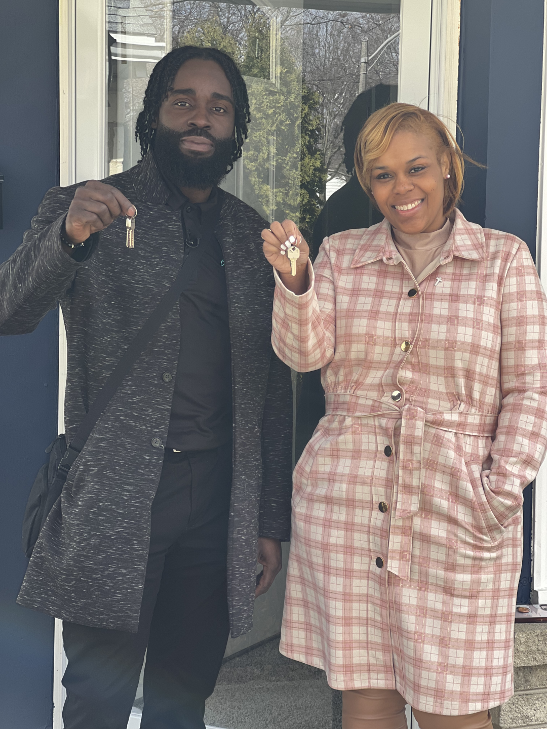 Pastor Kenneth Lock II and Brenda Kirk at Single Mother Housing Initiative Launch