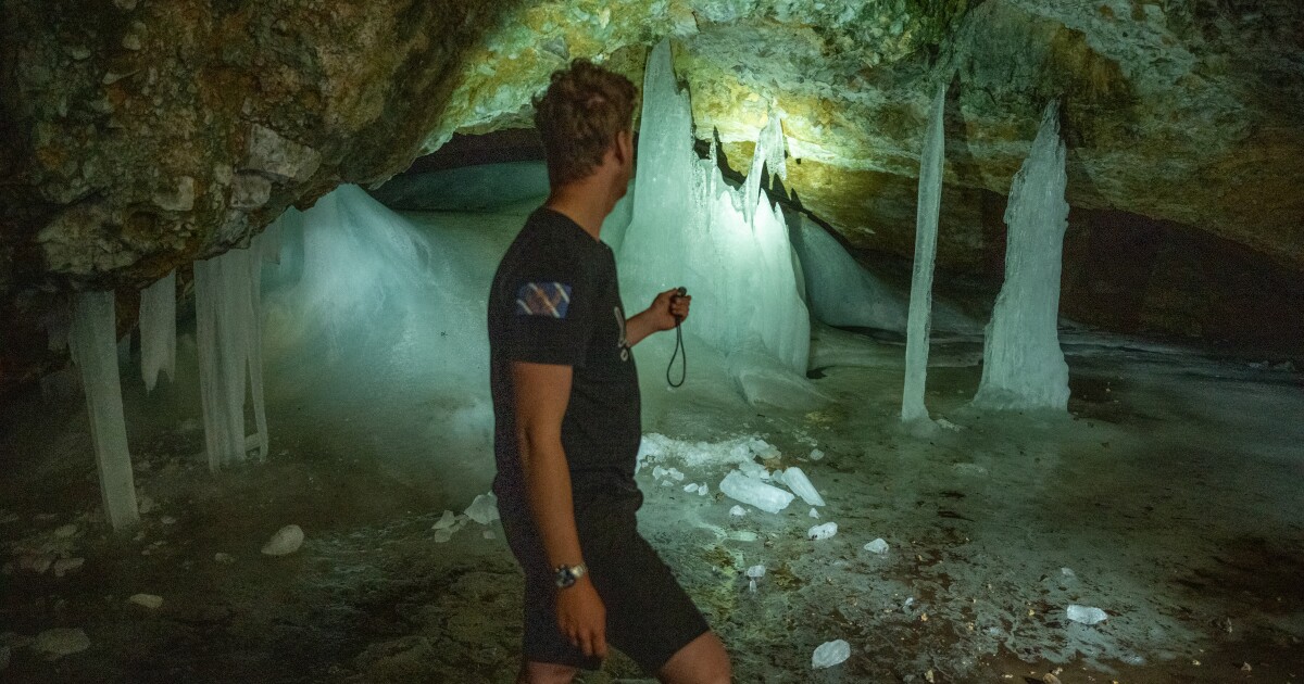 Montana's Ice Caves are a stunning natural wonder