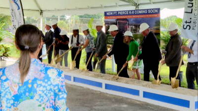 A new $70M K-8 school breaks ground in Fort Pierce, combining 3 St. Lucie County schools into one campus.