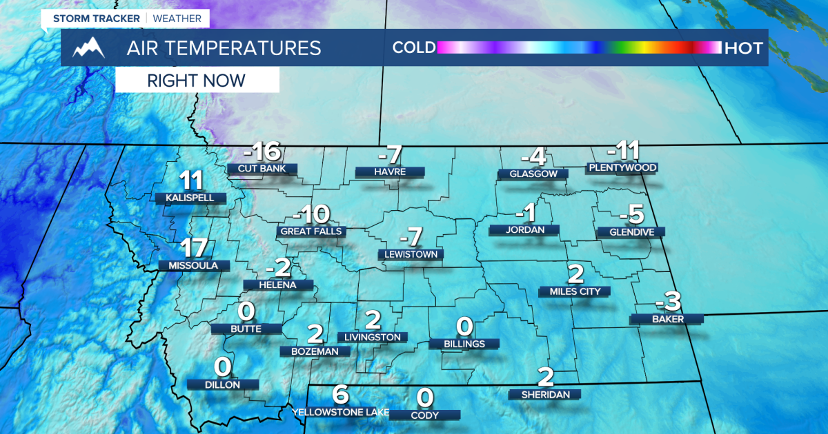 Some of the coldest air in the country is right here in Montana