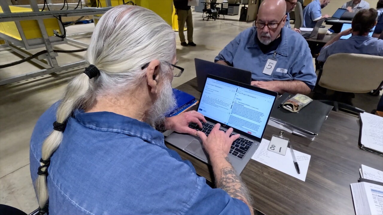 Madison Correctional Institution Inmates studying