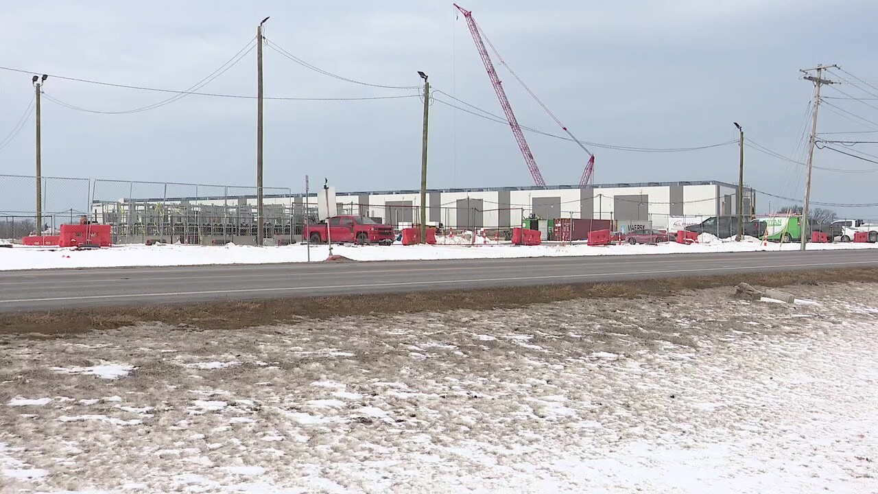 The first phase of the Aligned Data Centers project in Perkins Township is scheduled to open by the end of this year.