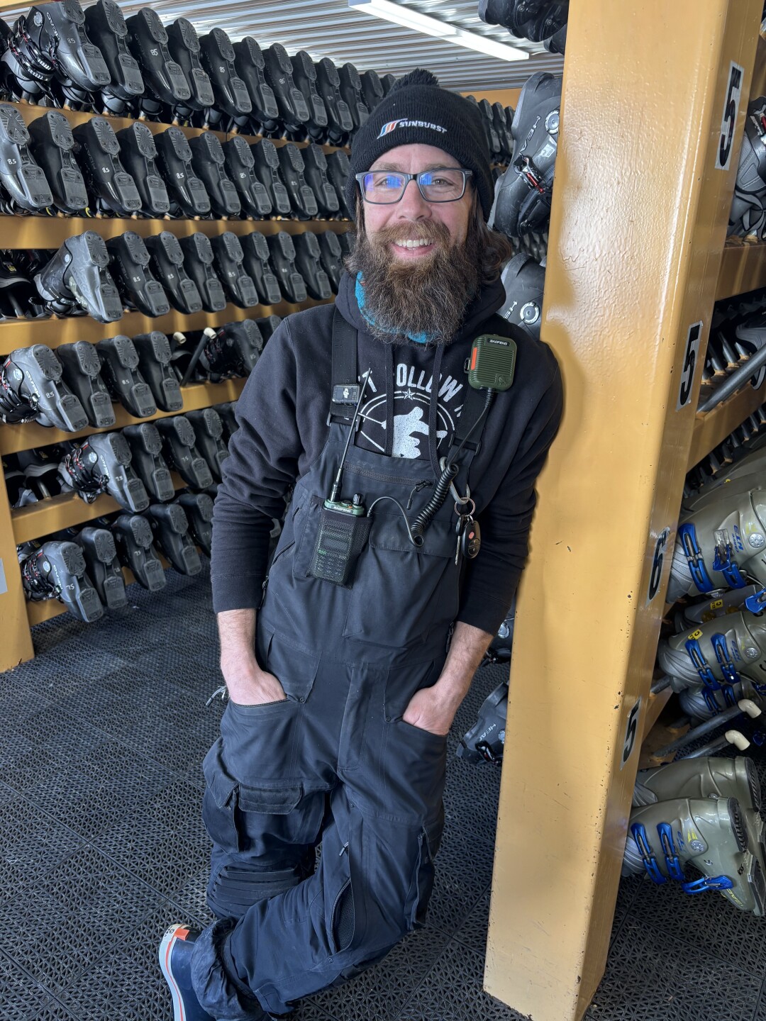 Kenny Butler is the ski school director at Sunburst Ski Hill in Kewaskum