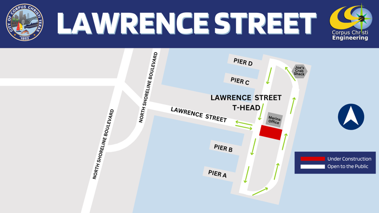 Lawrence Street pier replacement project