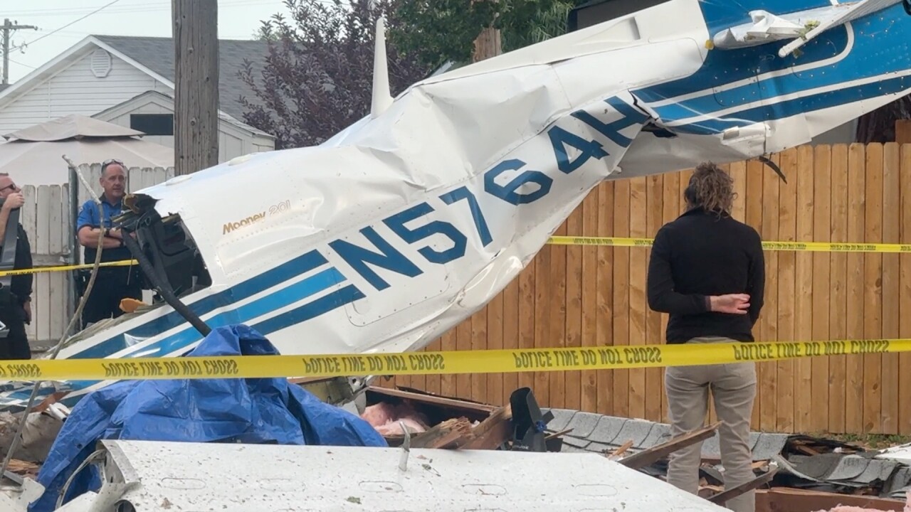 Investigators at Nampa Plane Crash