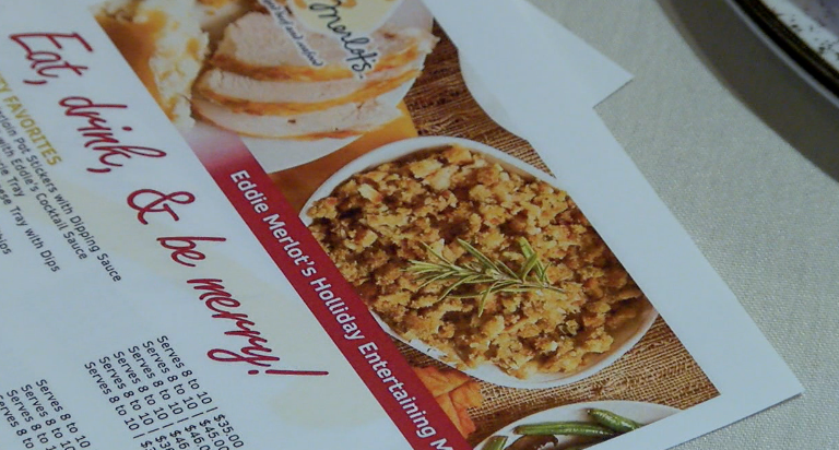 Eddie Merlot's carryout Thanksgiving menu.png